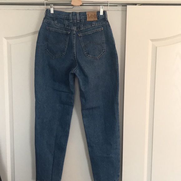 VINTAGE LEE JEANS DEADSTOCK 80S/ 90S STRAIGHT LEG MOM JEAN - Picture 7 of 8